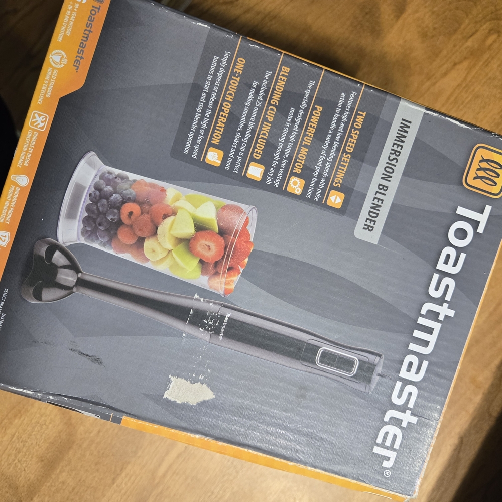 Toastmaster Black Immersion Blender